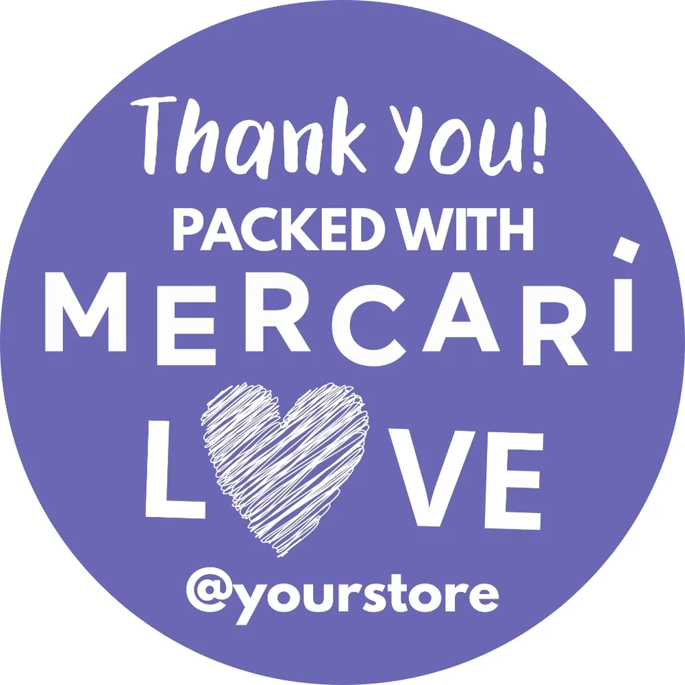 60 Packed with Love Thank you Stickers Bundle Mercari